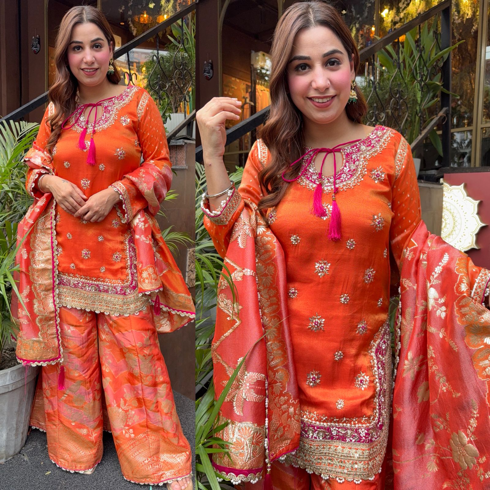 Beautiful ethnic sharara set