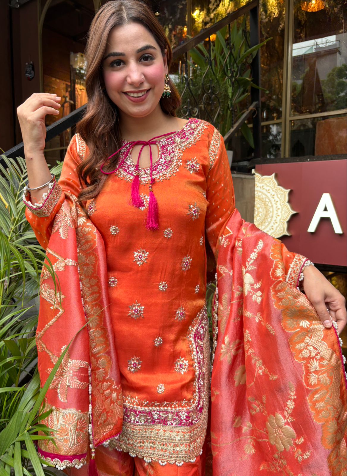 Beautiful ethnic sharara set