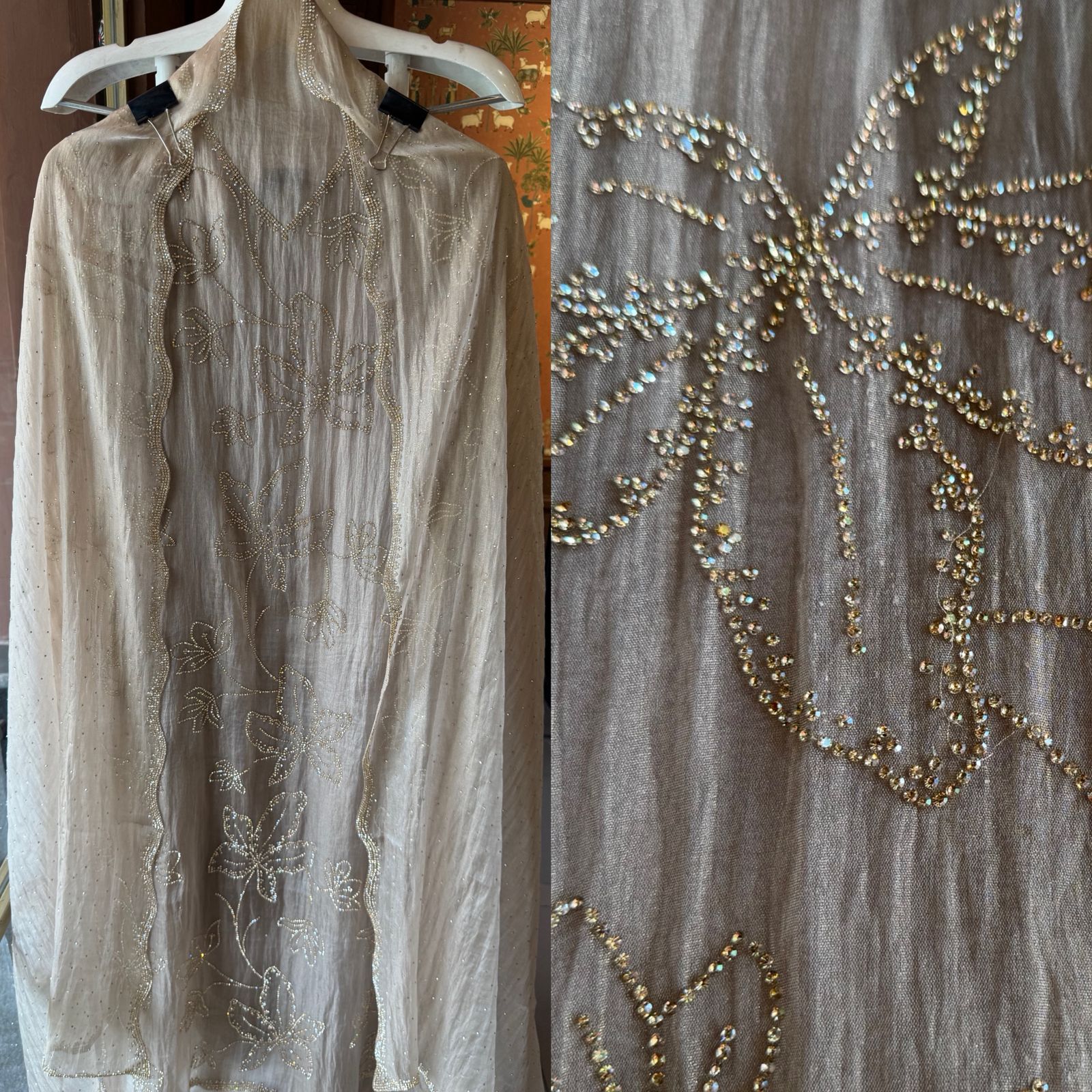 Beautiful unstitched tissue suit