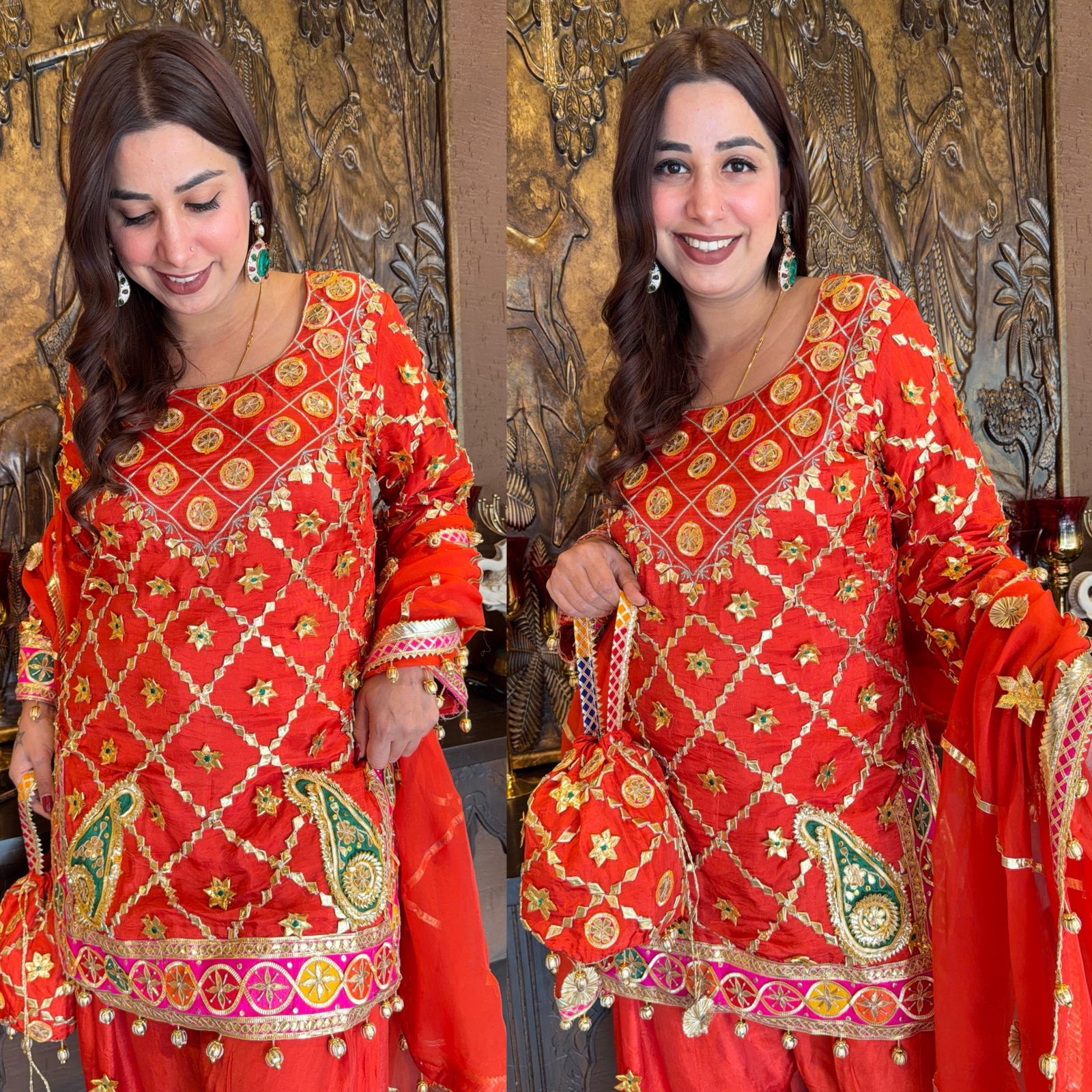 Stitched SILK traditional kurta set