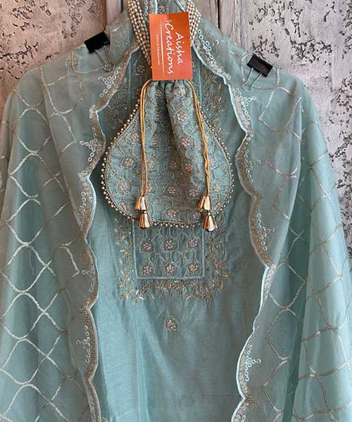 Oye chanderi Unstitched Shirt