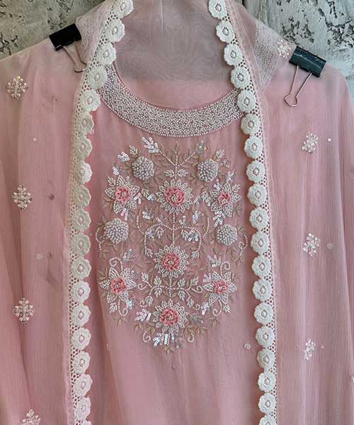 Shirt on Soft and Flowy organza Georgette