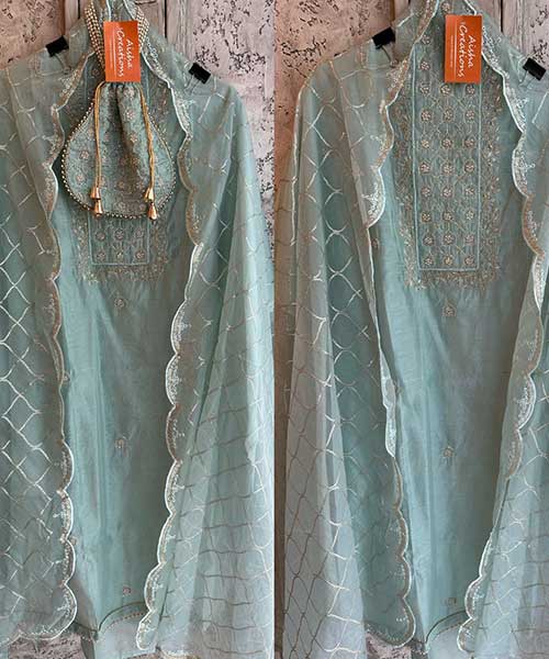 Oye chanderi Unstitched Shirt