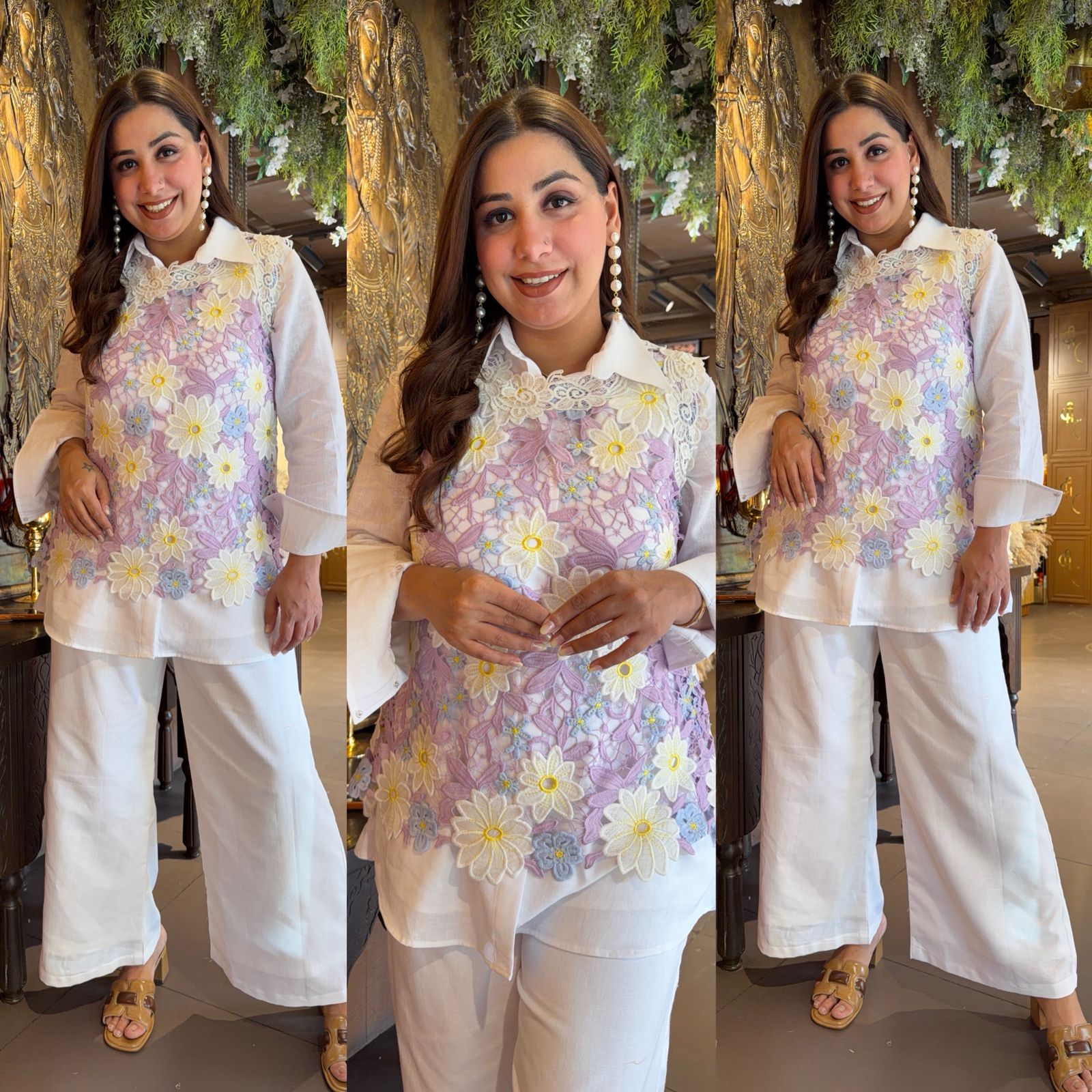 DESIGNER THREE PIECE COORD SET